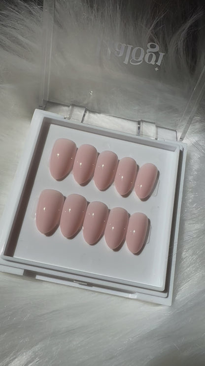 Angel’s Touch - Soft Baby Pink Press-On Nails
Includes 30 piece press-on nails