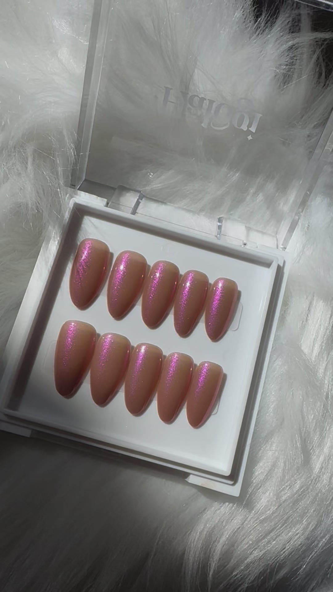 Moonlit Rose - Shimmery Mauve Press-On Nails with a Subtle Glaze
Includes 30 nail pieces